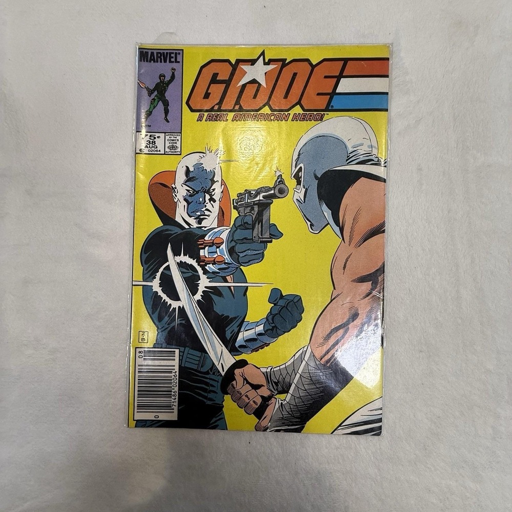 G.I. Joe A Real American Hero #38 Marvel Comics 1985 Zartan Comic Book